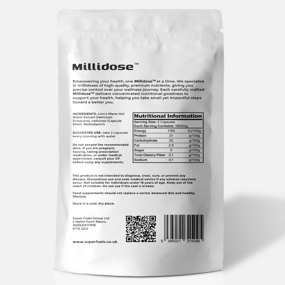 Lion's Mane Capsules - Mushroom Supplements