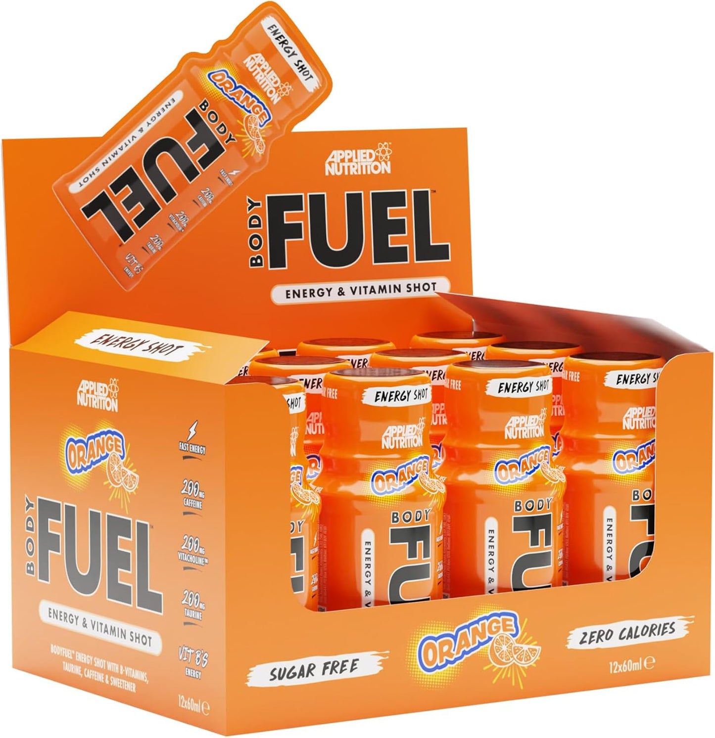 Energy & Vitamin Shots - Body Fuel Energy Shots Orange