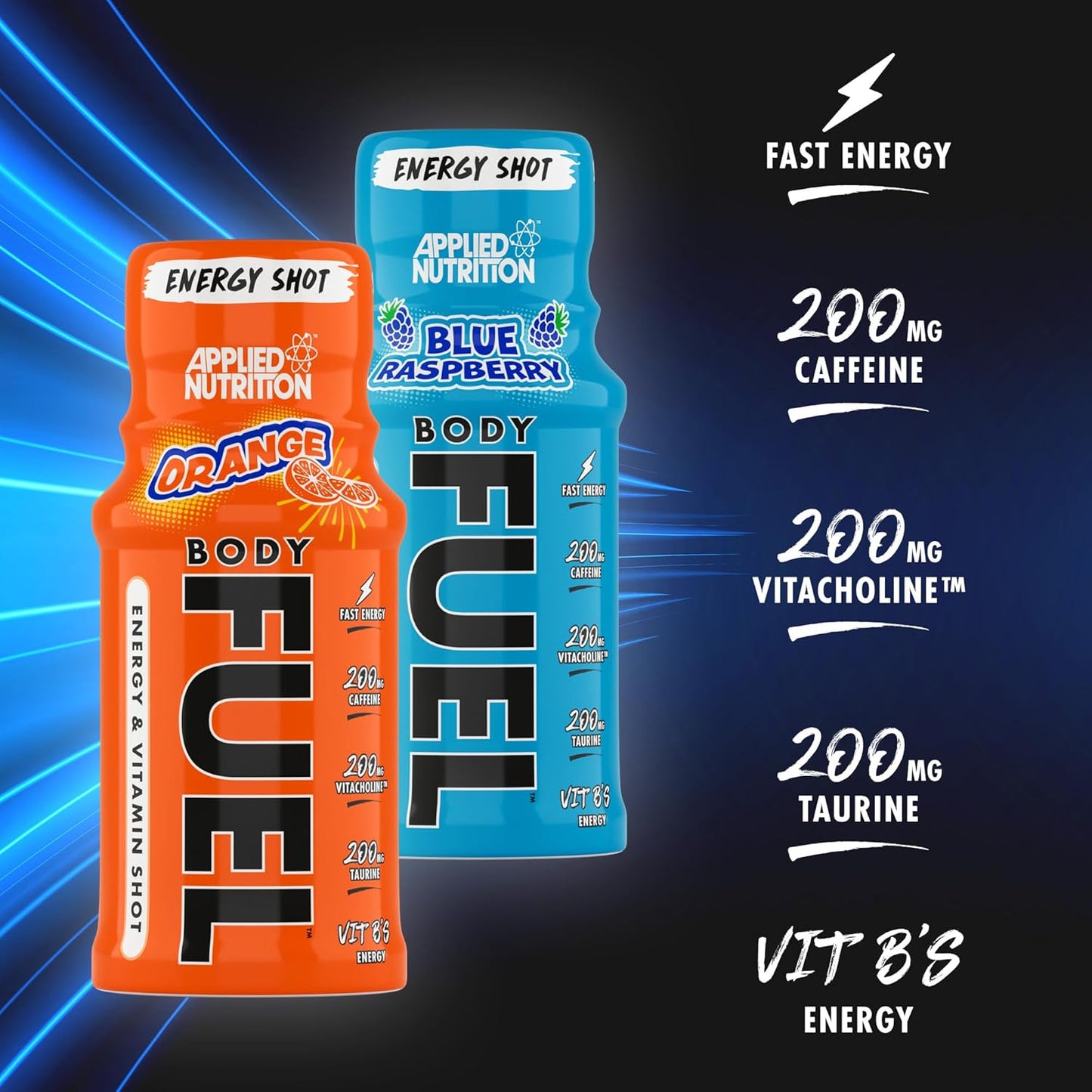 Energy & Vitamin Shots - Body Fuel Energy Shots Orange