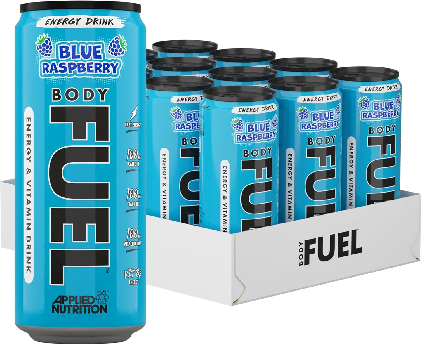 Energy Drink - Body Fuel Energy Can Blue Raspberry 330ml
