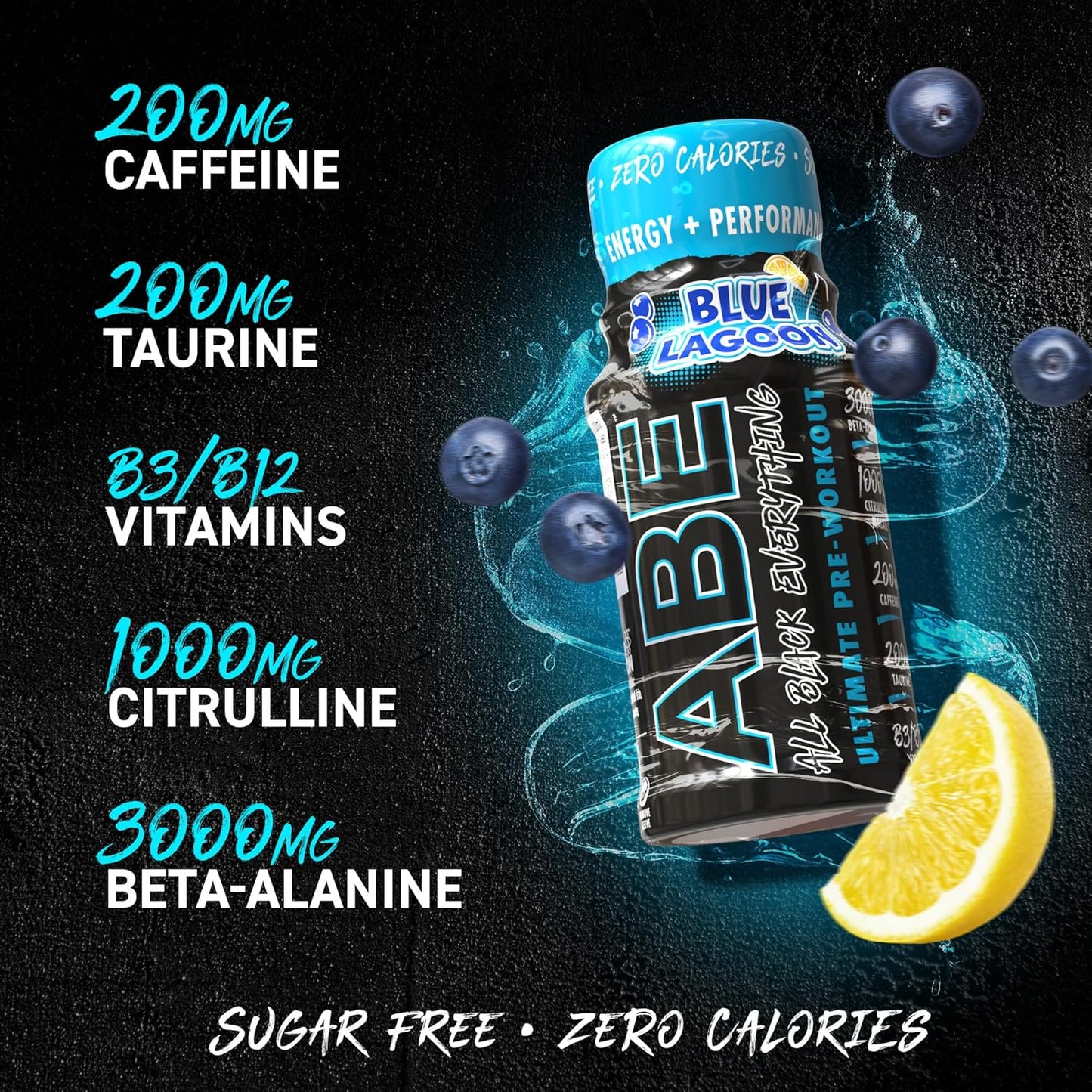 Pre-Workout Shots | Applied Nutrition ABE Shot 60 ML| Blue Lagoon