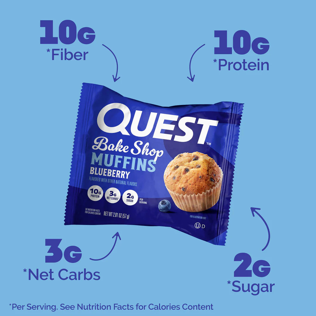Quest Bake Shop Muffin | Blueberry
