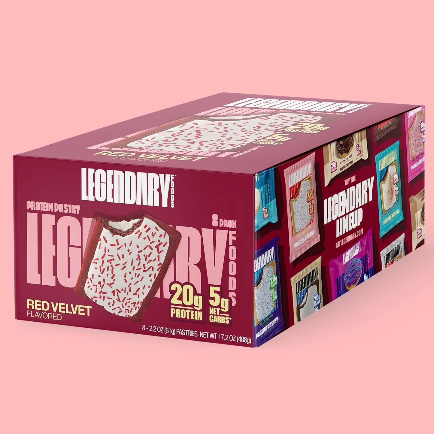 Red Velvet - Legendary Foods | Protein Pastry Tart