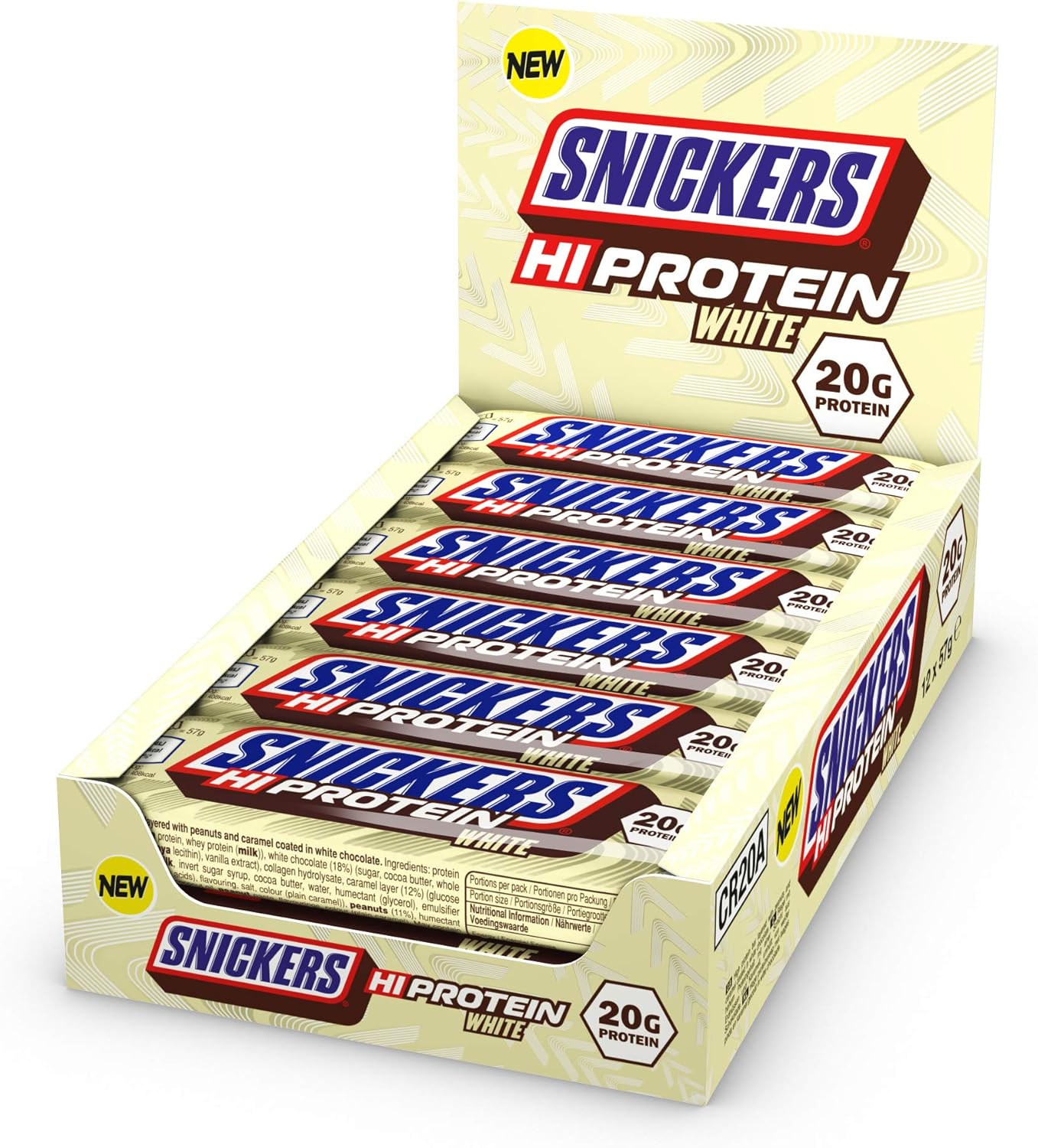 Snickers Hi-Protein Low Sugar Bar White Chocolate