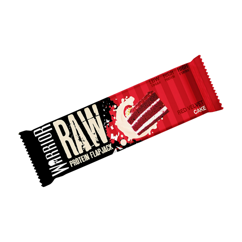 Protein Flapjacks - Warrior Raw Protein Flapjack - Red Velvet Cake