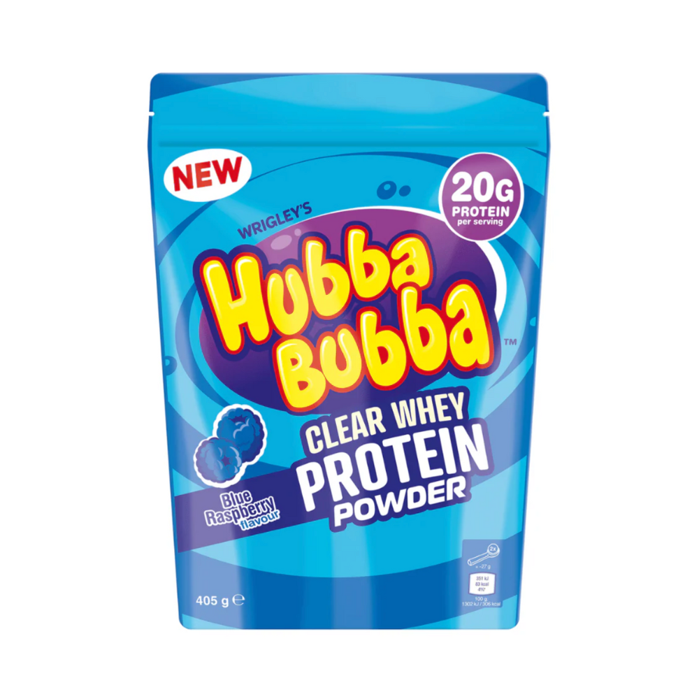 Whey Protein Isolate - Hubba Bubba Clear Whey Protein 405g Blue Raspberry