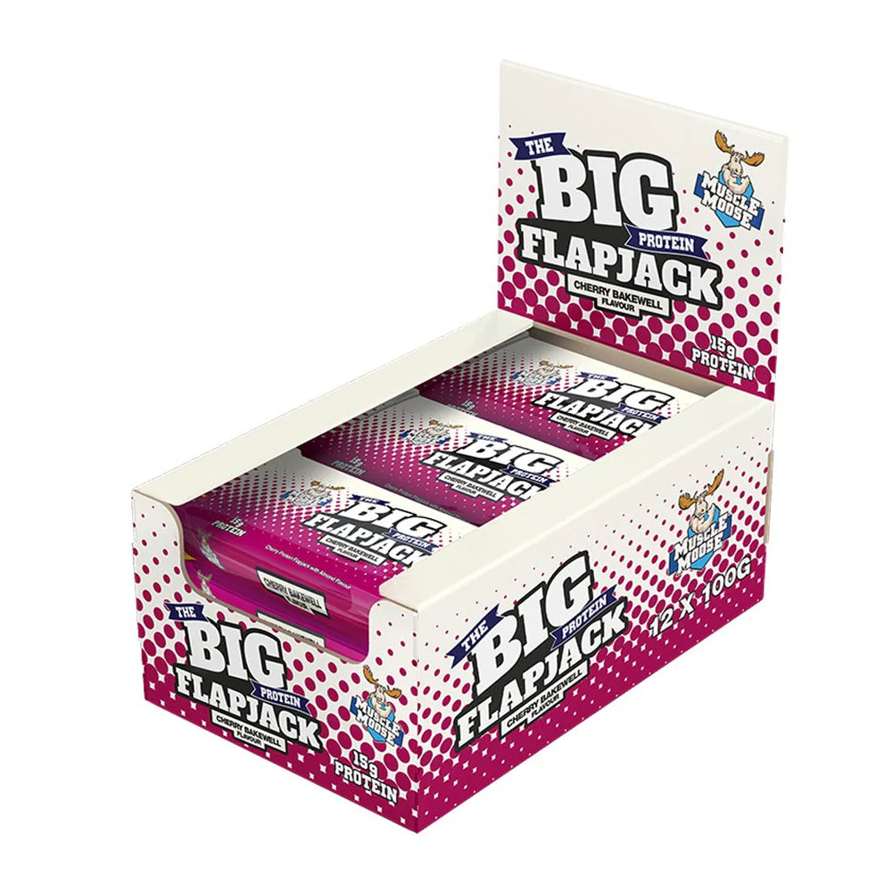 Protein Flapjack - Muscle Moose Big Cherry Bakewell