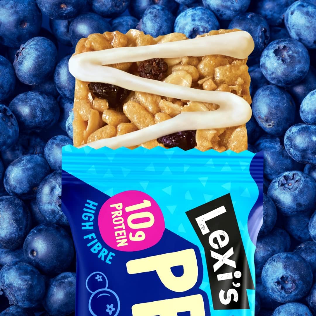 Protein Bar - Lexi's Crispy Protein Bars Blueberry Bliss