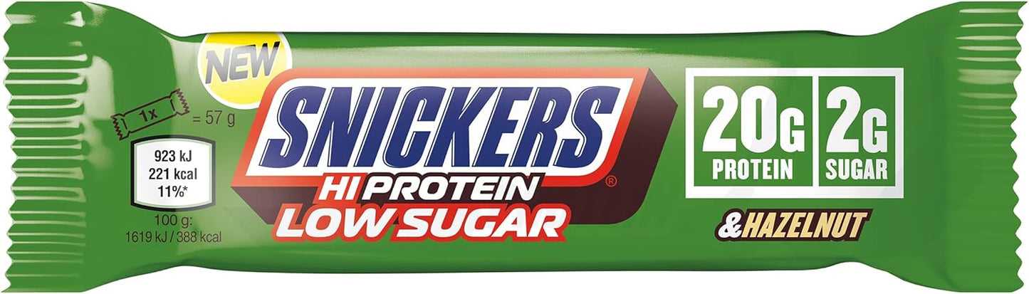 Snickers Low Sugar Protein Bar | Hazelnut Milk Chocolate