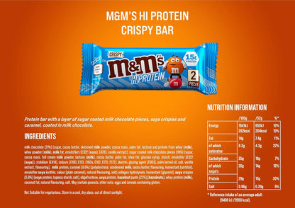 M&M Hi-Protein Bar Crispy