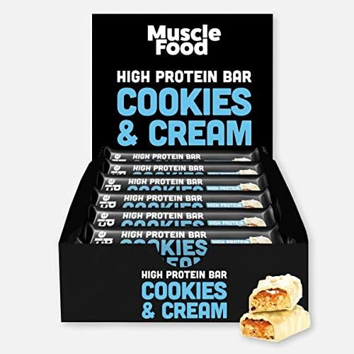 Protein Bar - MuscleFood High Cookies and Cream