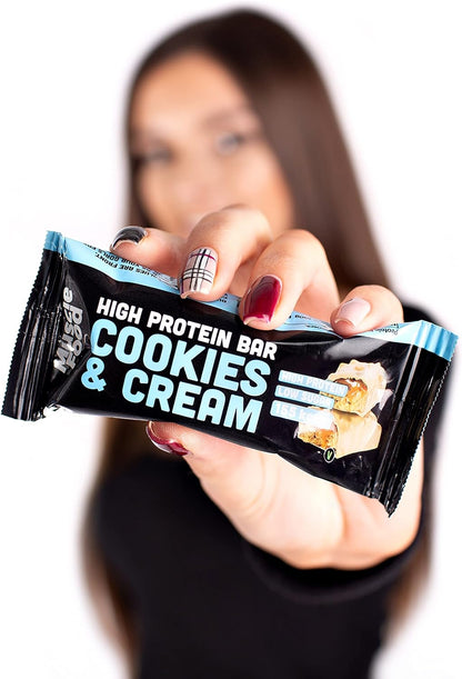 Protein Bar - MuscleFood High Cookies and Cream