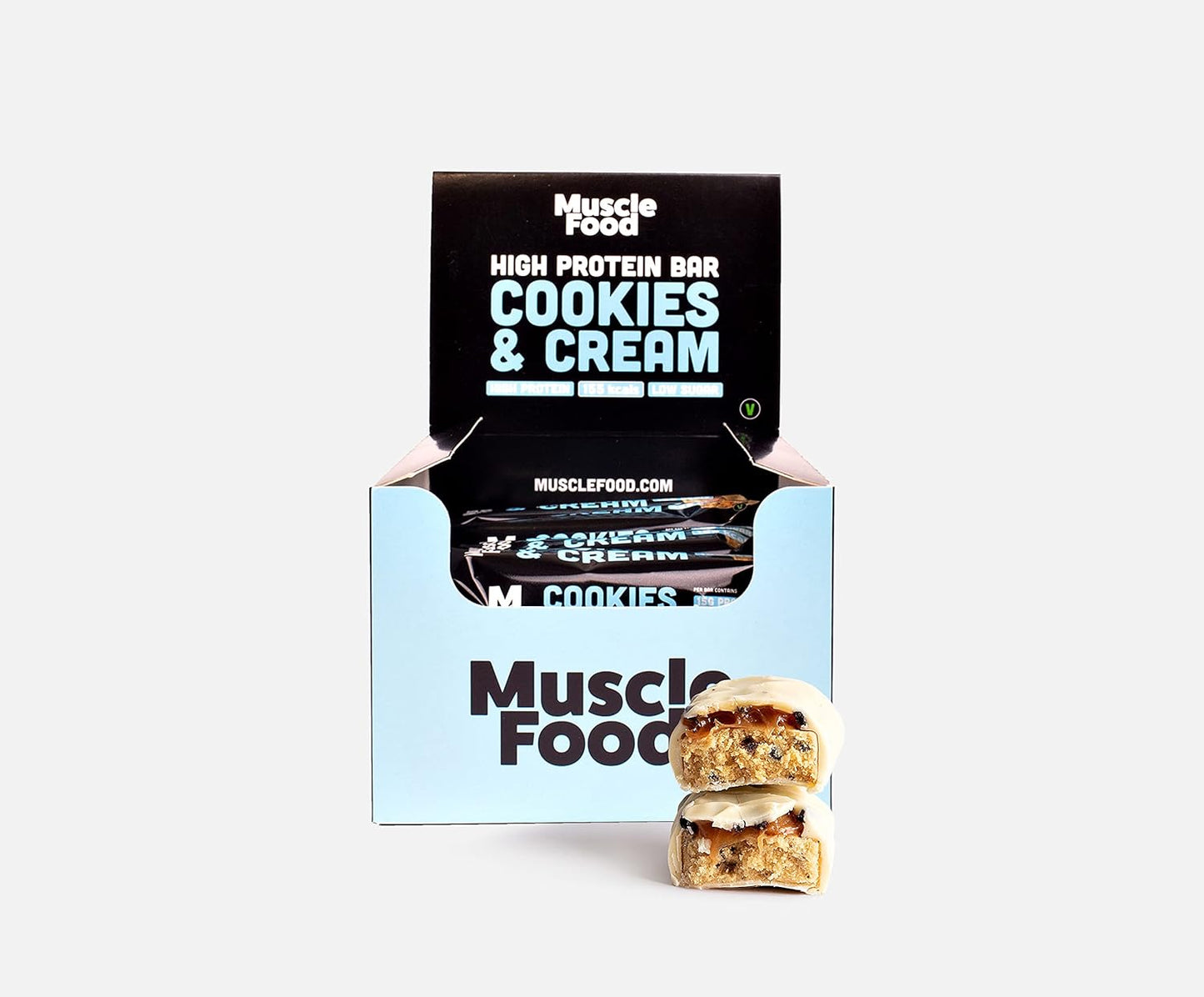 Protein Bar - MuscleFood High Cookies and Cream