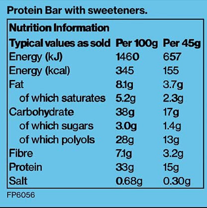 Protein Bar - MuscleFood High Cookies and Cream