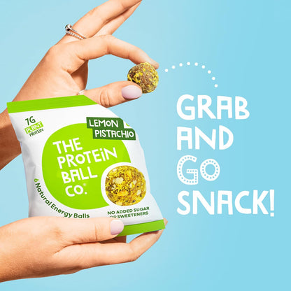 The Protein Ball Co Vegan Protein Balls Lemon & Pistachio