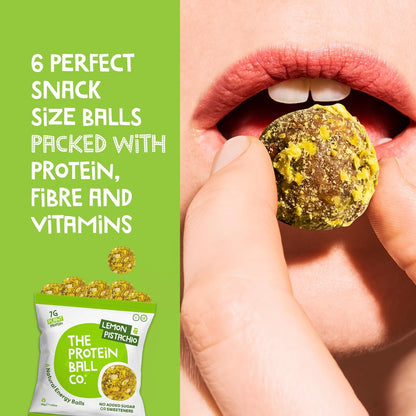The Protein Ball Co Vegan Protein Balls Lemon & Pistachio