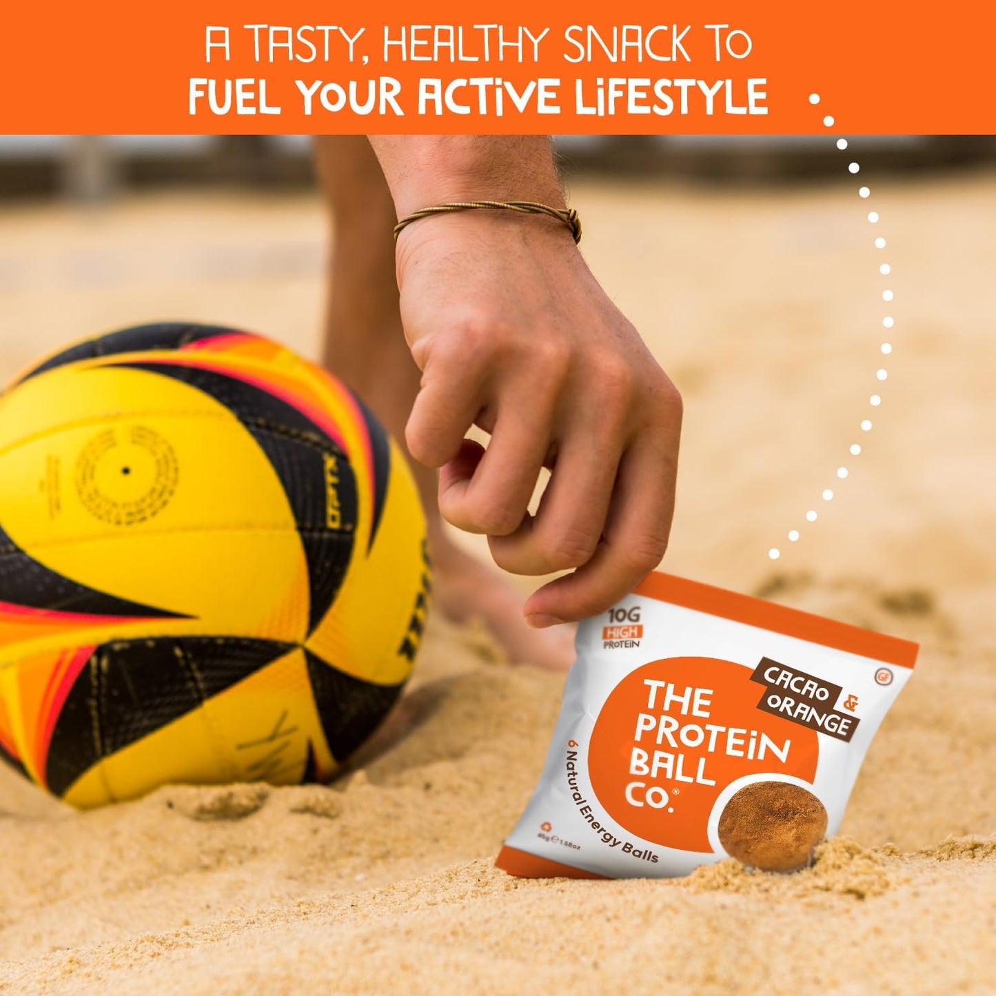 The Protein Ball Co Vegan Protein Balls Cacao & Orange