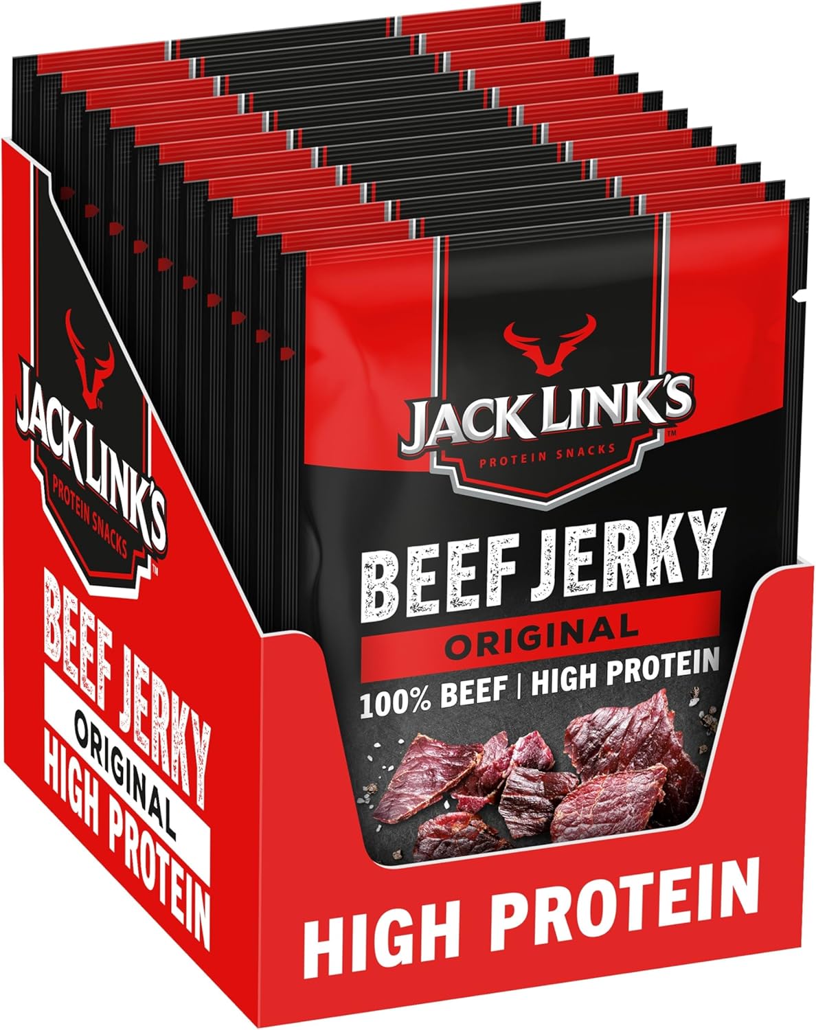 High Protein Snack - Beef Jerky - Jack Links Original