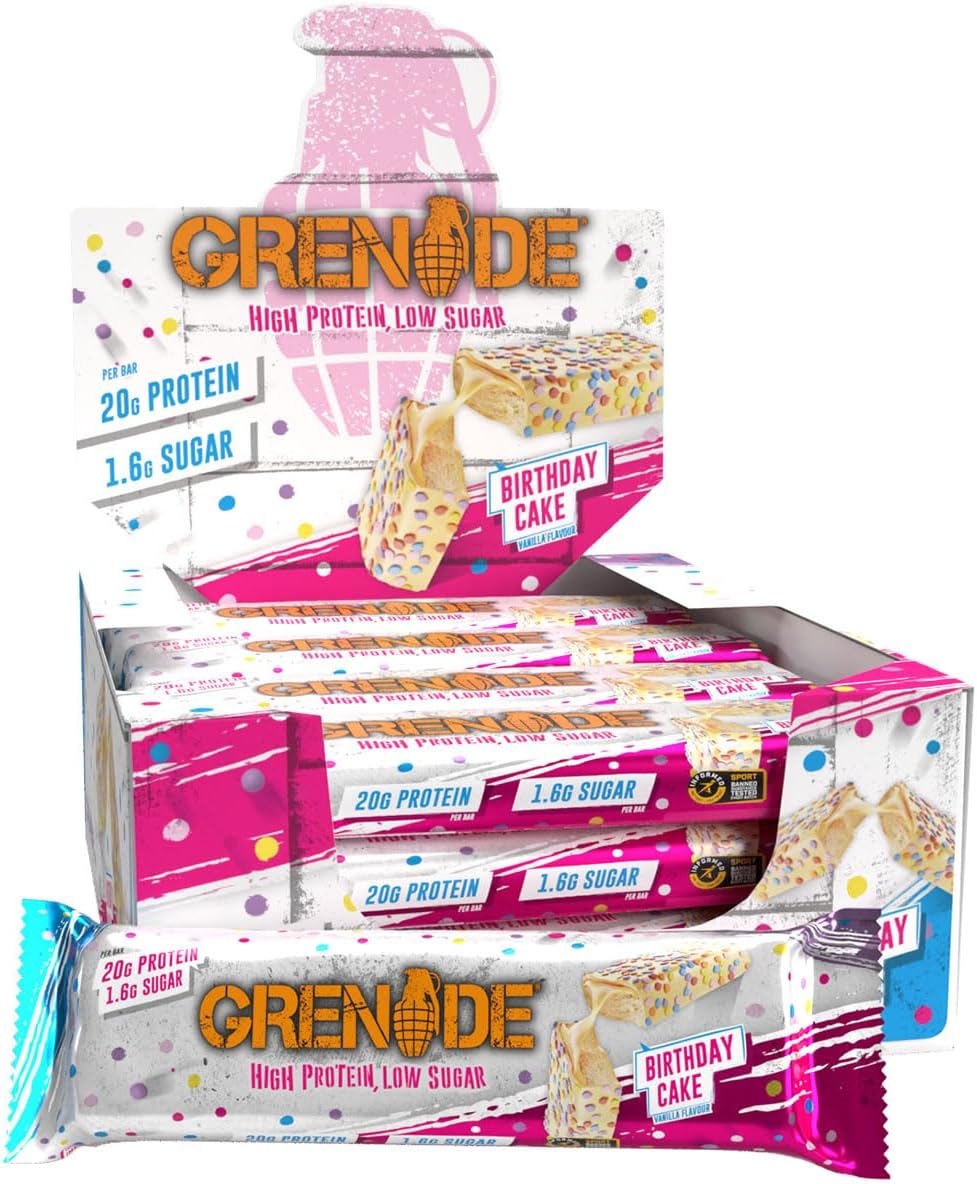 Grenade Protein Bar (Birthday Cake)