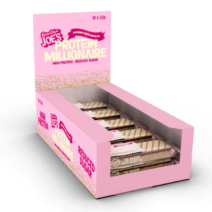 Protein bars - Mountain Joes Millionaire (White Chocolate Raspberry)